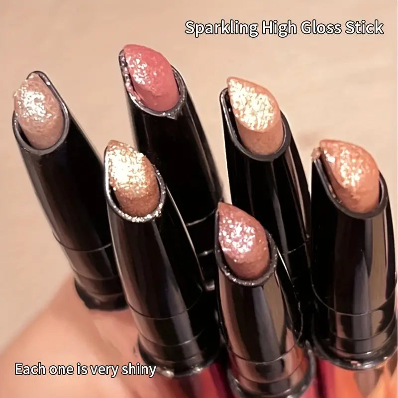 6 Color Highlighter Stick with Shimmer Finish Eyeliner
