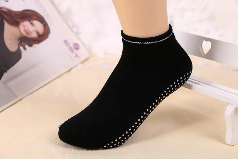 Solid Color Massaging Floor Socks - Candy Color Women's Socks