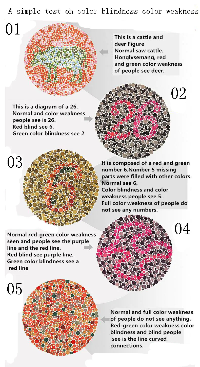 Color Blindness Glasses with Frames for Color Weakness
